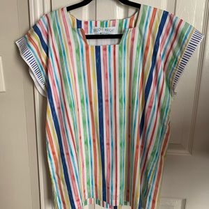 Brooke Wright Designs Square Neck Top Size Large EUC